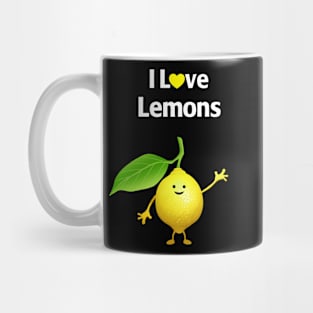 I Love Lemons Mug